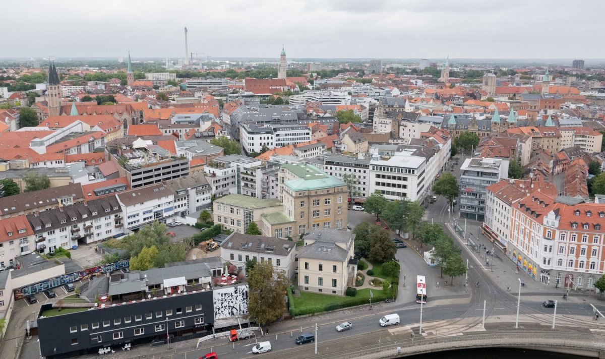 Braunschweig Luftaufnahme video