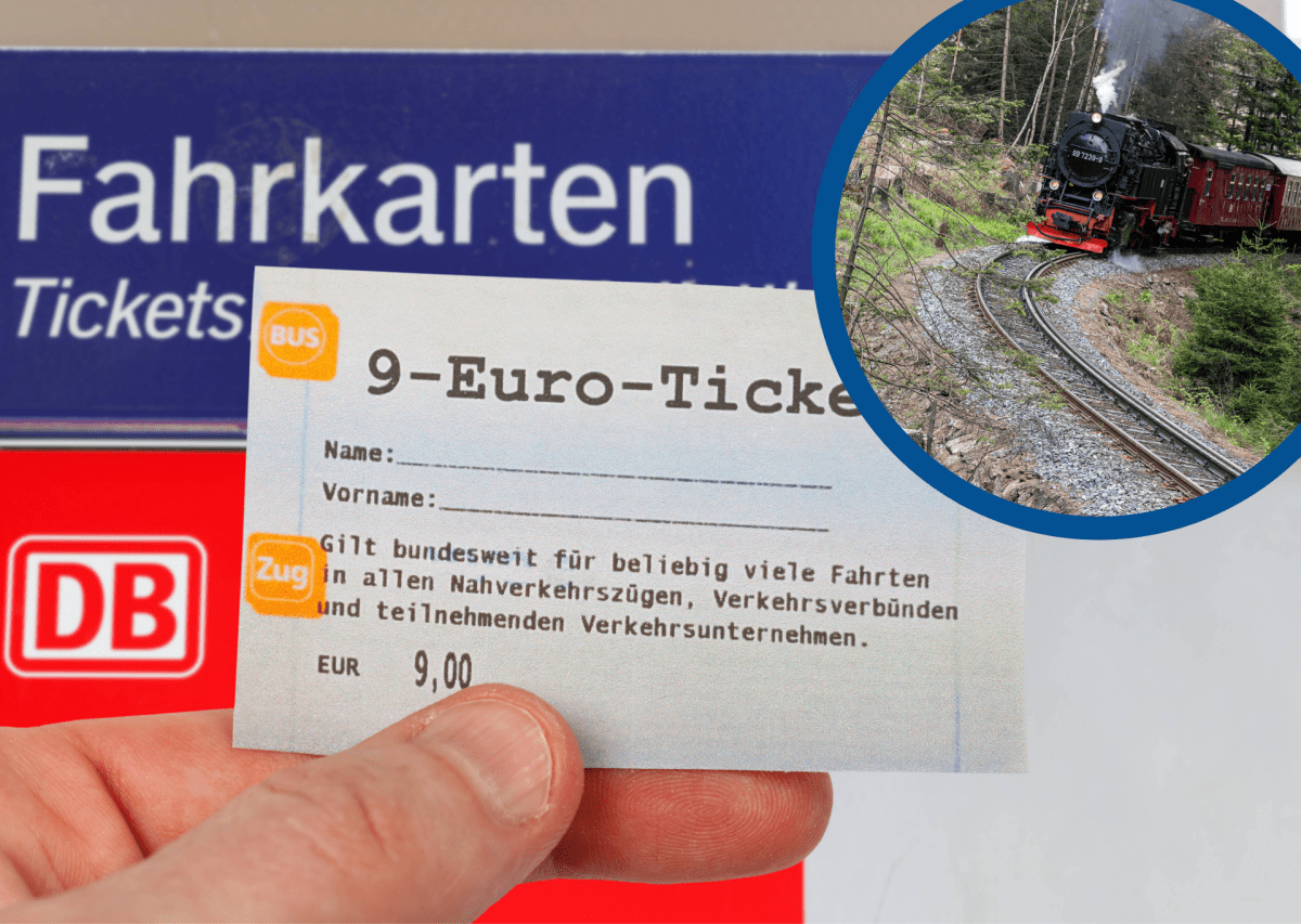 Kann ich mit dem 9 Euro Ticket auf den Brocken fahren?