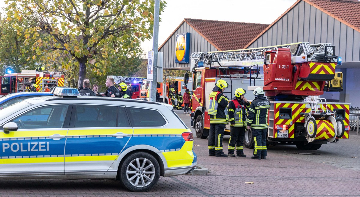 Feuerwehr-Einsatz bei Lidl in Salzgitter!