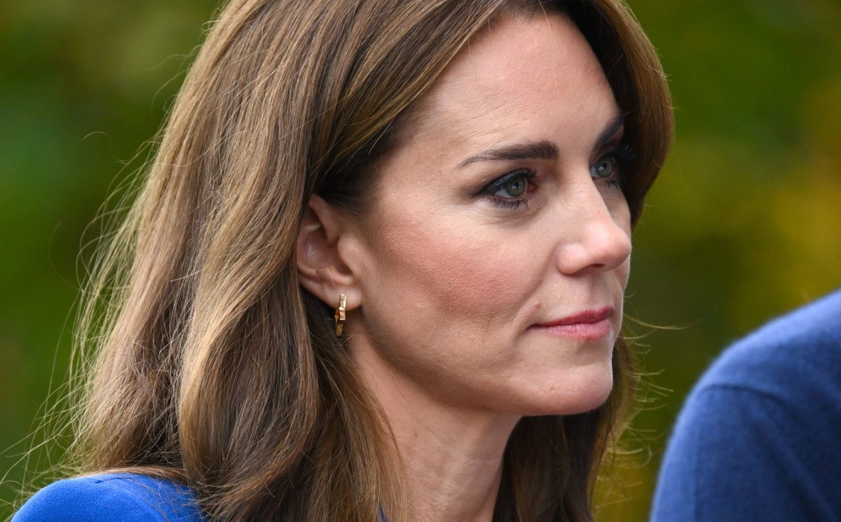  Kate Middleton is pictured at a public event, marking her first public appearance since injuring her back.