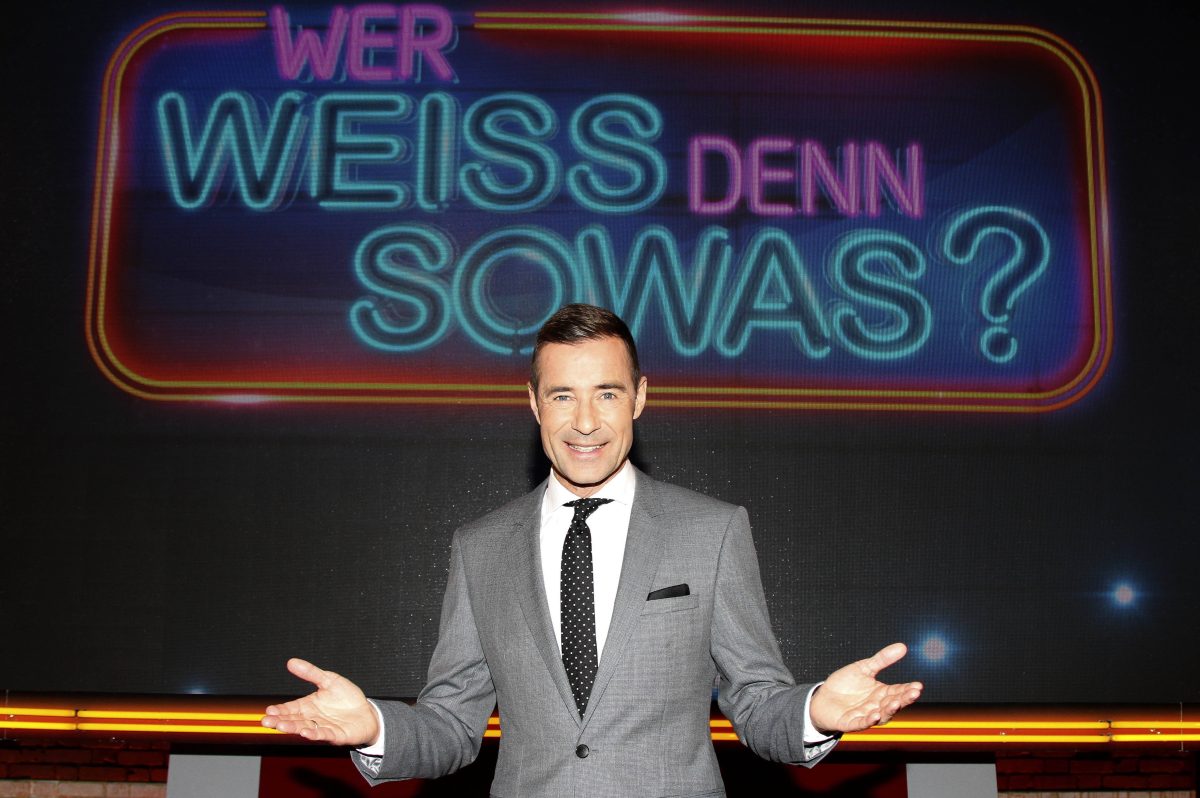 Die ARD-Quizshow "Wer weiß denn sowas?" wird von Kai Pflaume moderiert. (Archivbild)