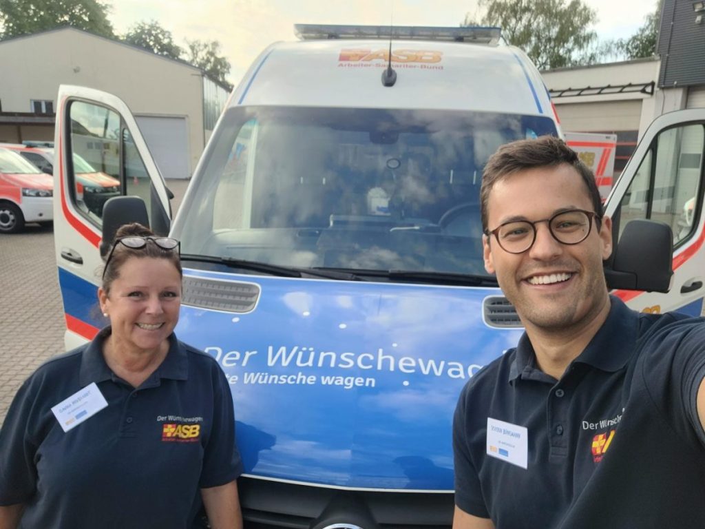 Claudia und Severin hatten am Samstag ihre erste gemeinsame Wunschfahrt – und waren direkt ein super Team!