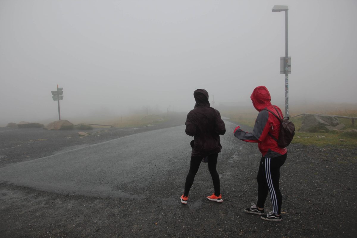 Auch auf dem Brocken stürmt es derzeit.