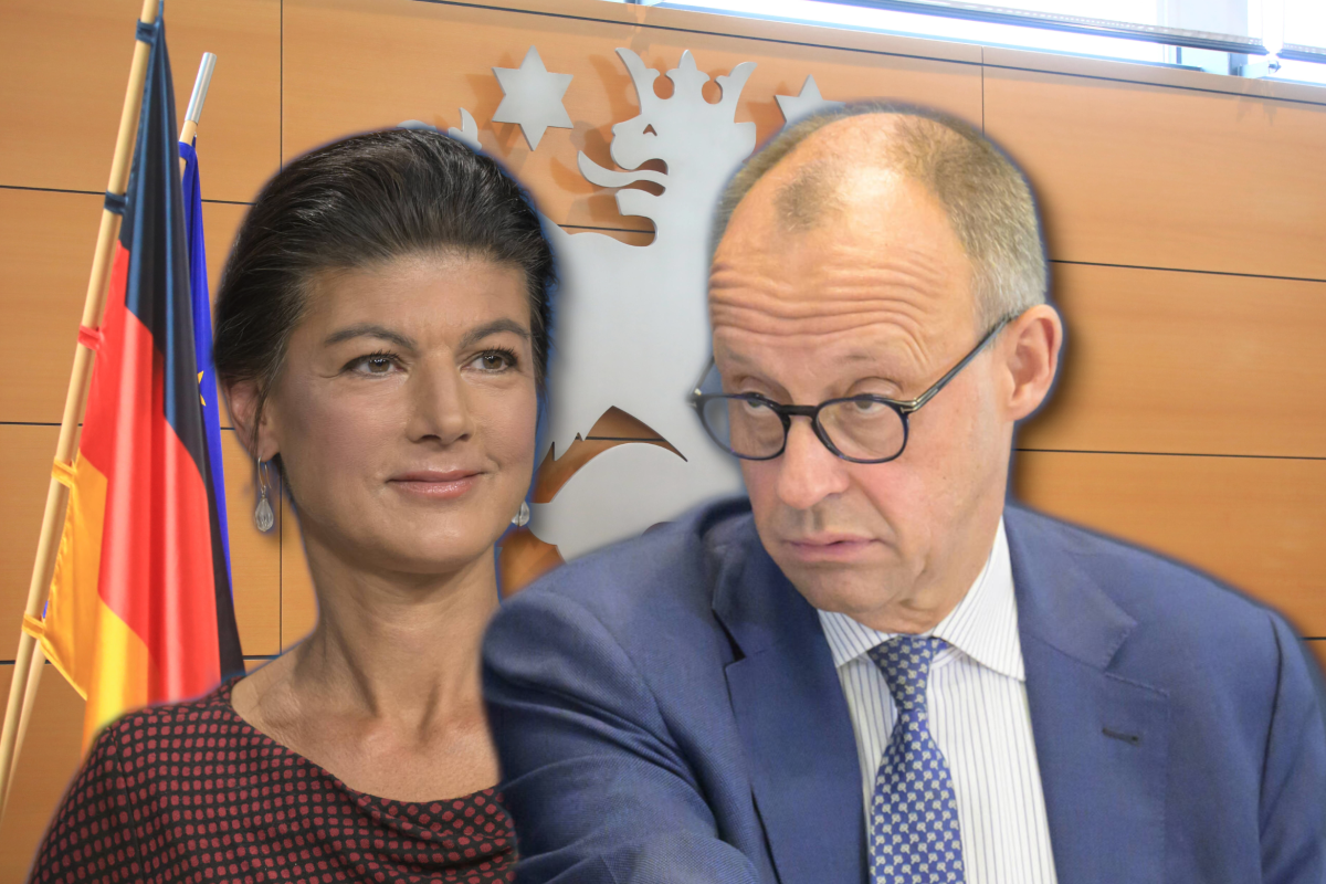 BSW-Chefin Wagenknecht will Meuterei in der CDU gegen Merz.