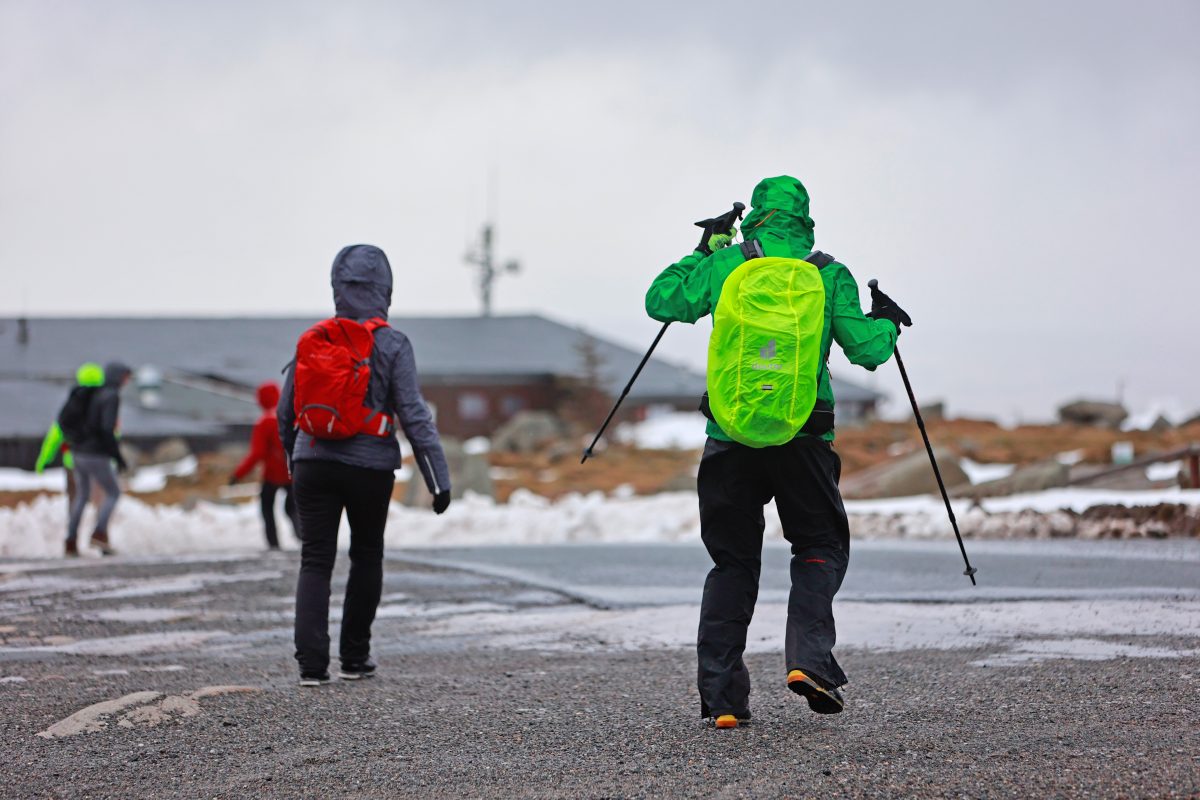 Auf dem Brocken im harz wird es einmal mehr windig.