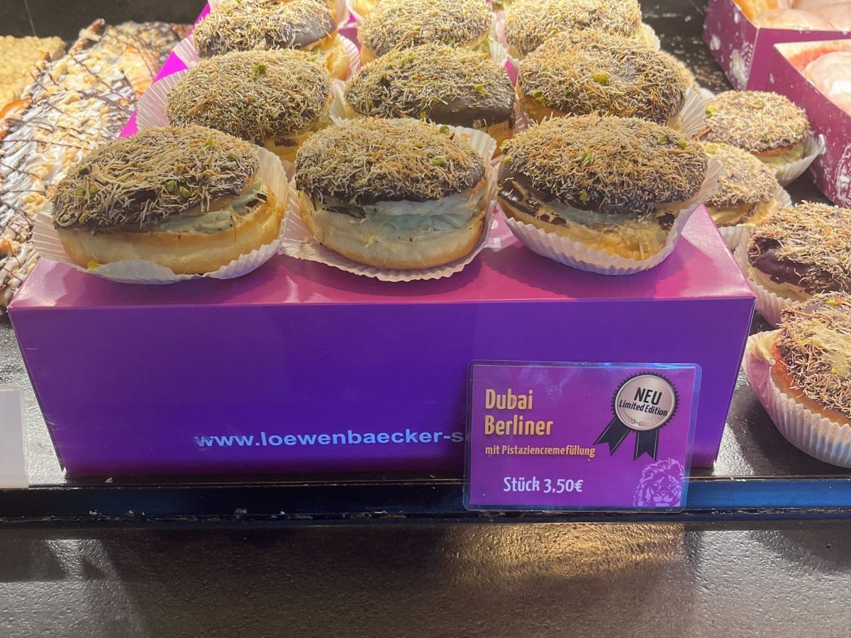 Die Dubai Berliner gibt es bei der Löwenbäckerei Schaper.