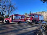 Die Feuerwehr Schierke eilte zum Einsatzort am Brocken.