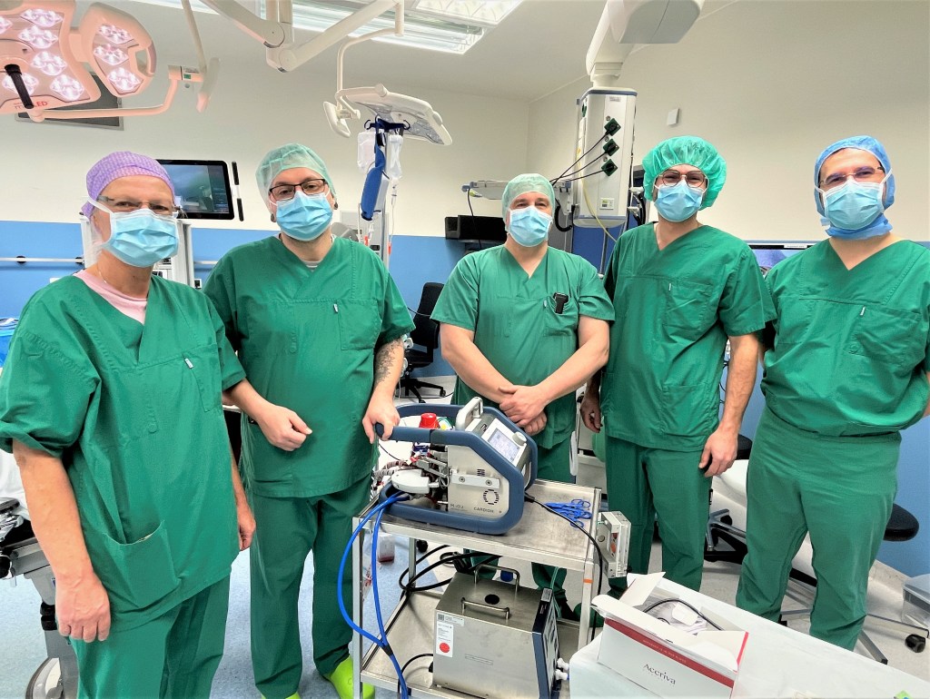 Das Team im Helios Klinikum Salzgitter im OP-Raum.