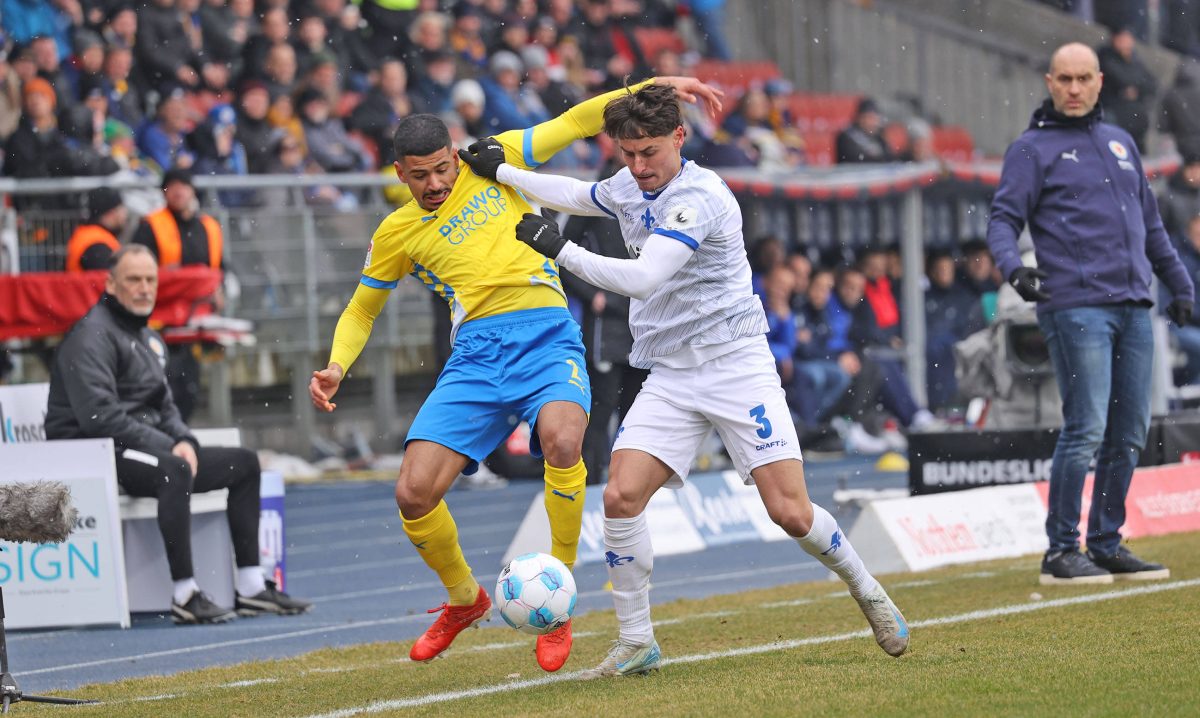 Nach Abpfiff knallte es bei Eintracht Braunschweig gegen Darmstadt nochmal.