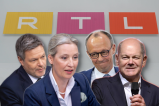 Sieger des Quadrells? Wer hat den Schlagabtausch auf RTL gewonnen? Merz, Habeck, Weidel oder Scholz